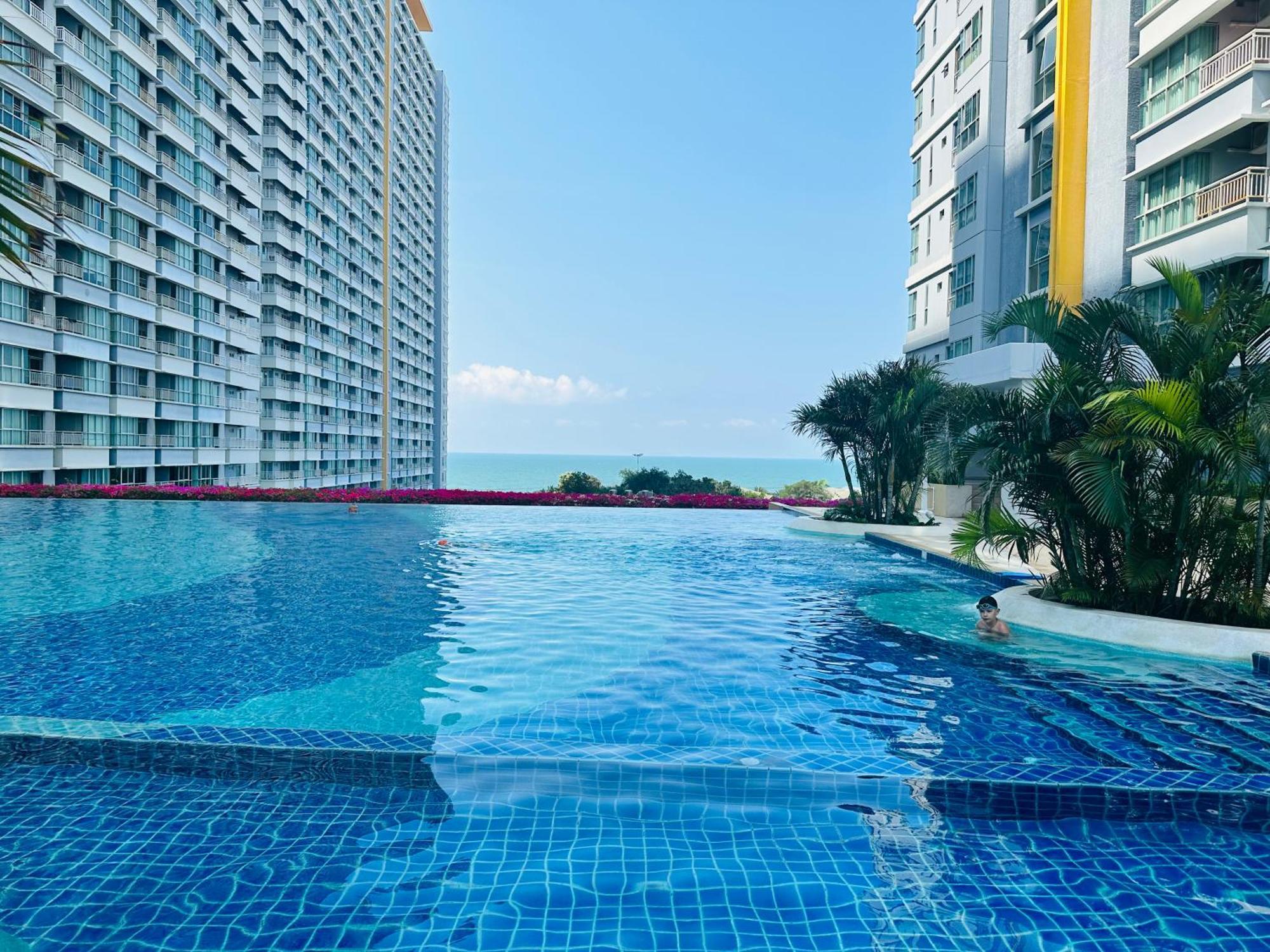 Seaview Beach Room Lumpini-Pool And Gym Face To Ocean Csomtien-part Kültér fotó