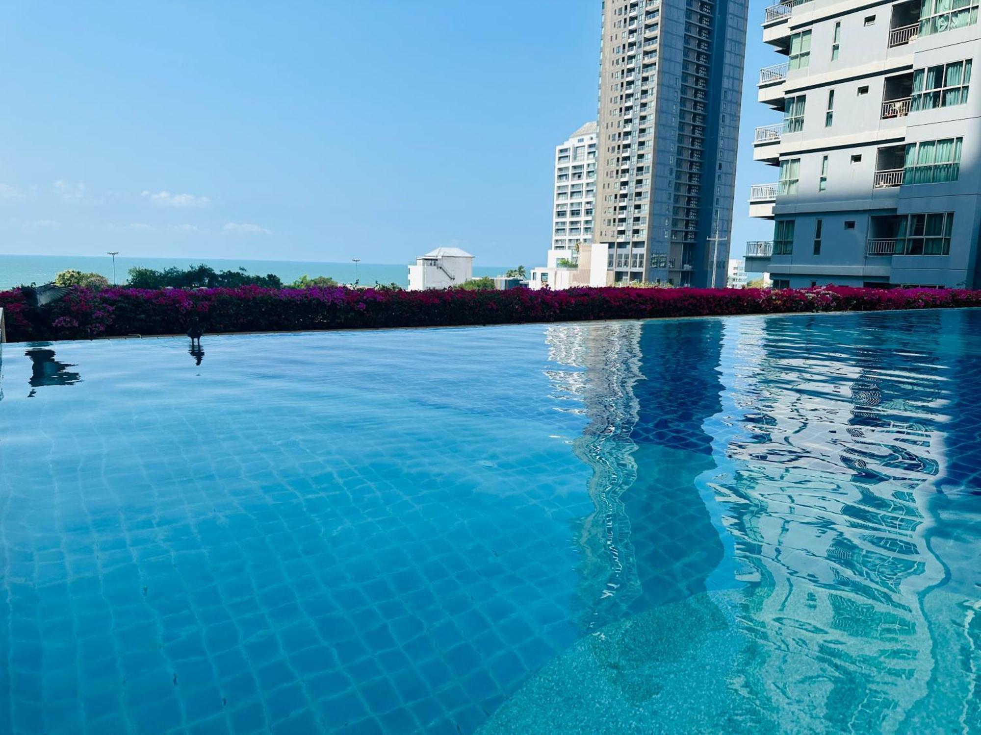 Seaview Beach Room Lumpini-Pool And Gym Face To Ocean Csomtien-part Kültér fotó