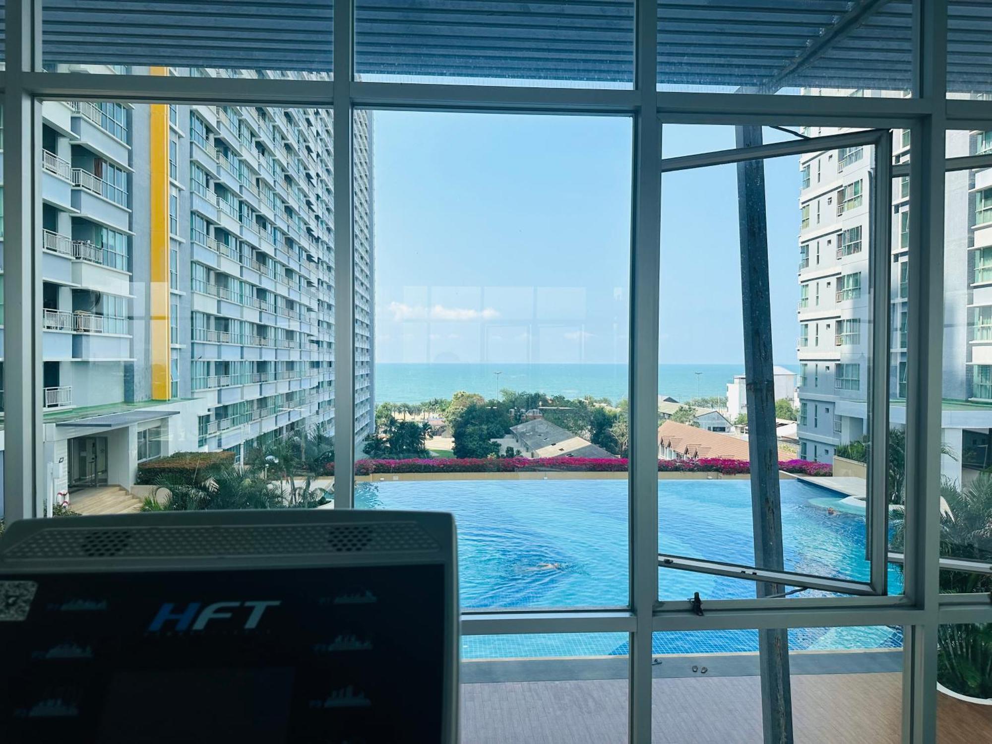 Seaview Beach Room Lumpini-Pool And Gym Face To Ocean Csomtien-part Kültér fotó