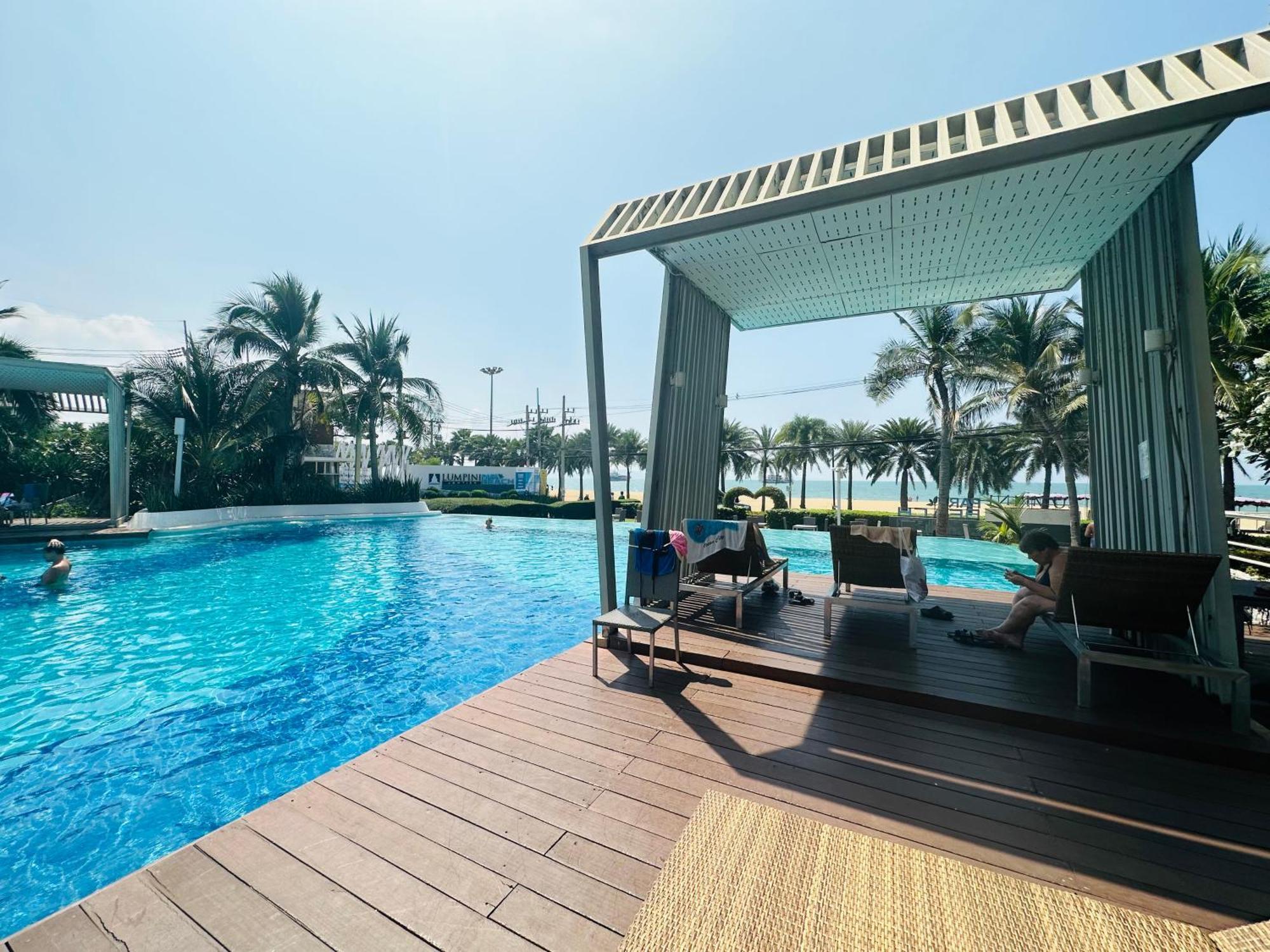 Seaview Beach Room Lumpini-Pool And Gym Face To Ocean Csomtien-part Kültér fotó